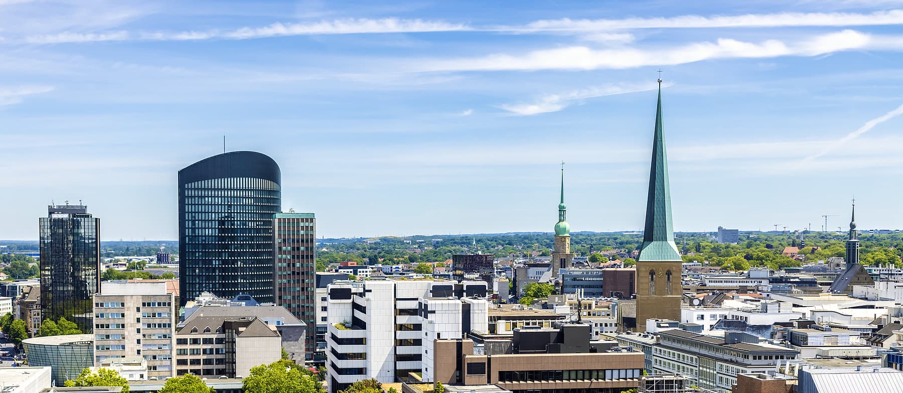 Blick über die Dortmunder Innenstadt